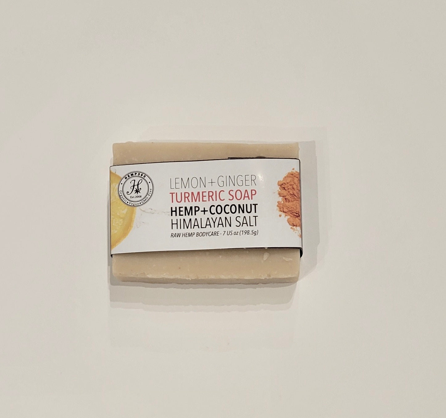 Hemp 360 Lemon + Ginger Turmeric + Coconut Soap / 3.5 oz