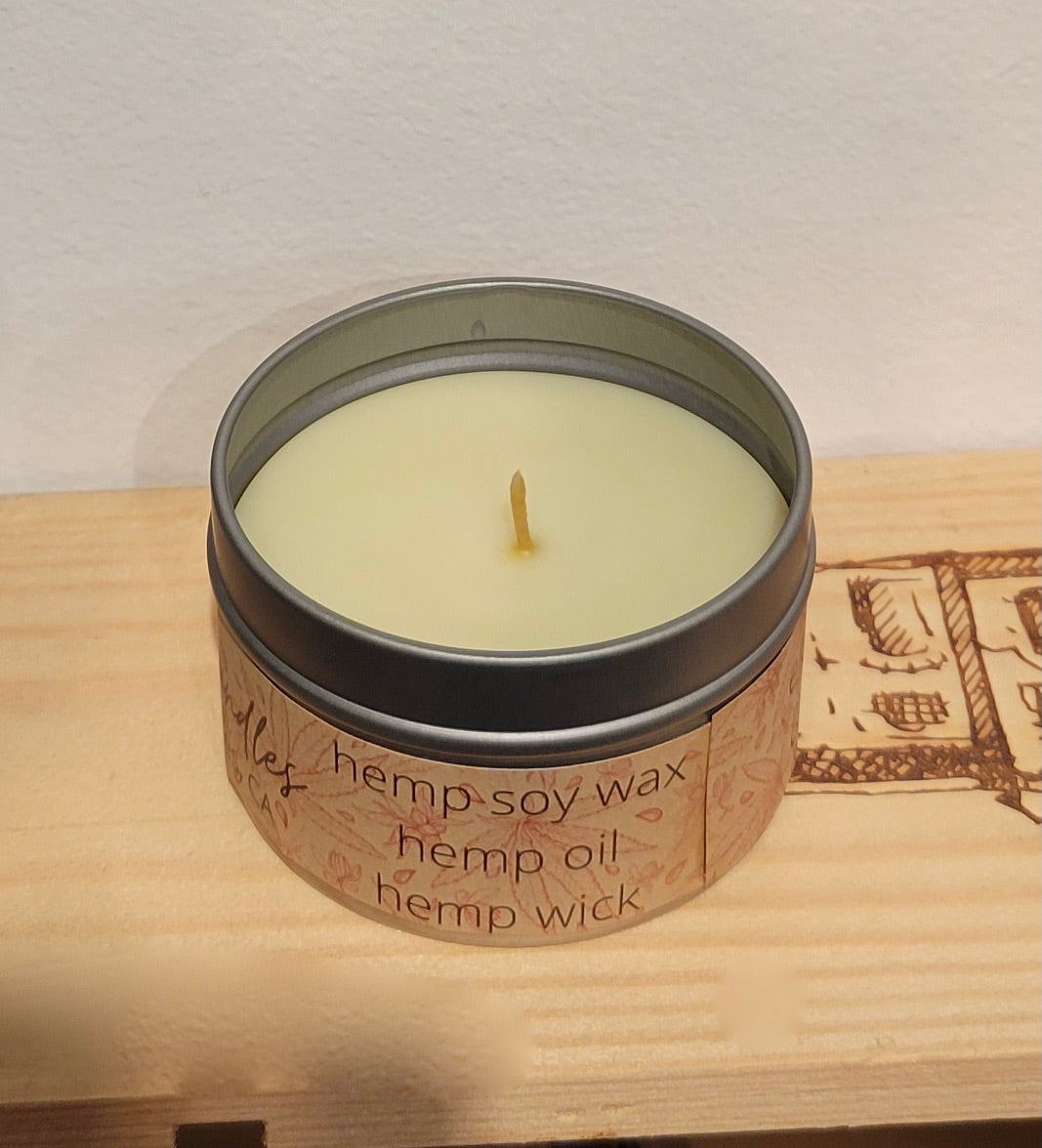 Hemp Candle / Egyptian Amber & Sandalwood