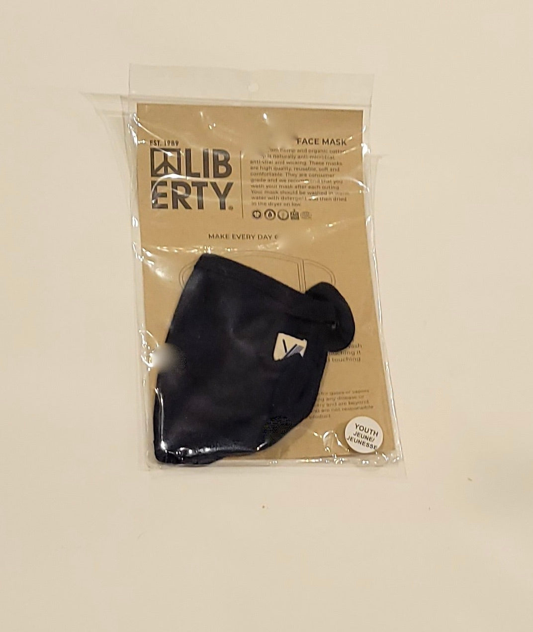 Liberty Youth Hemp Face Mask