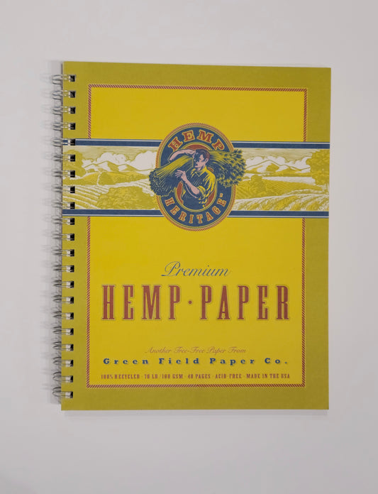 Hemp Heritage® Sketch and Drawing Book, Large