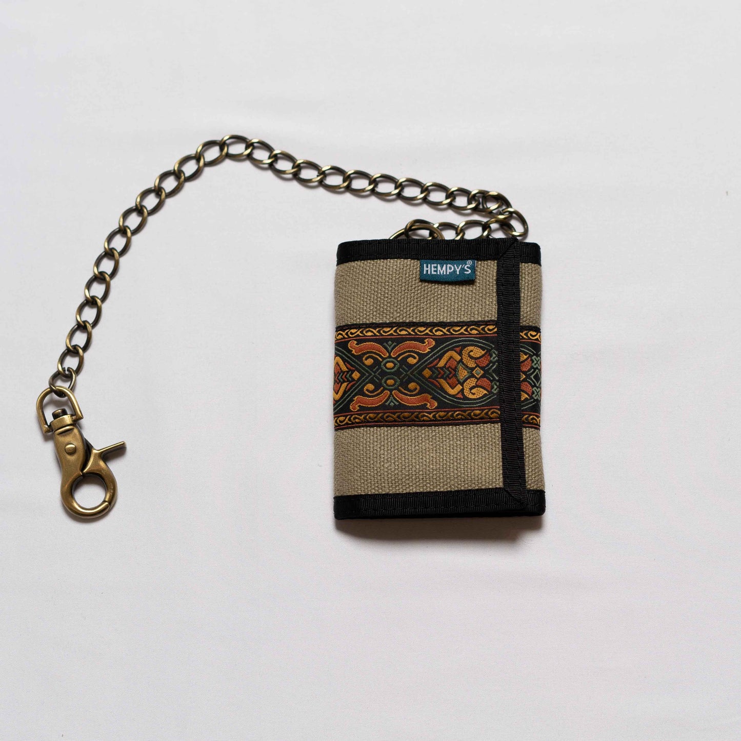 Hempy’s Tri Fold Wallet w/ Chain