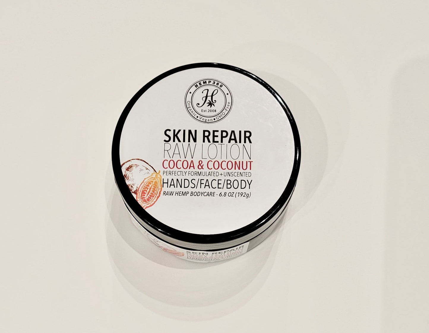 Hemp 360 Skin Repair Raw Lotion / Coco + Coconut / 6.8 oz