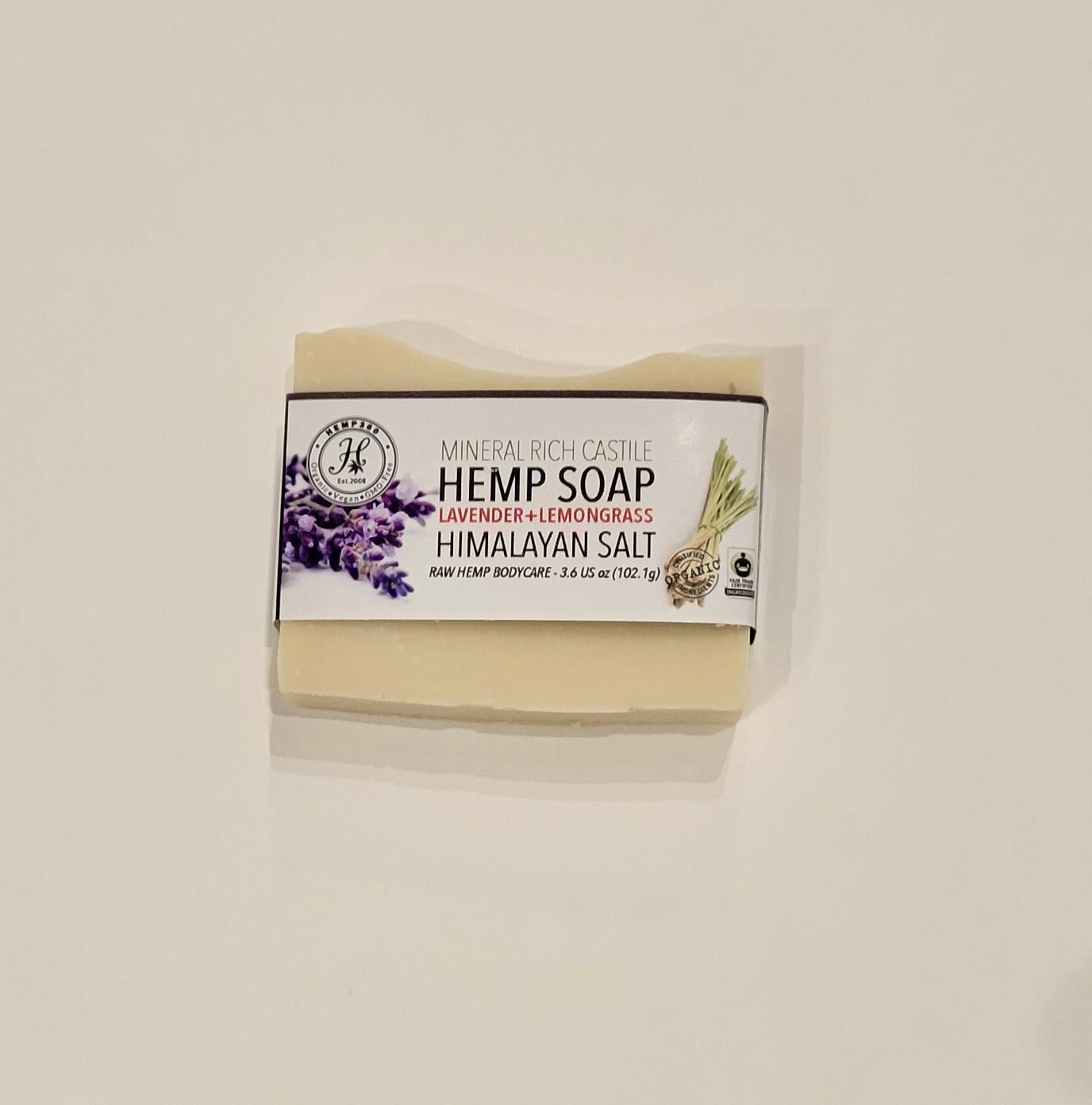 Hemp 360 Lavender + Lemongrass Himalayan Salt soap / 3.5 oz