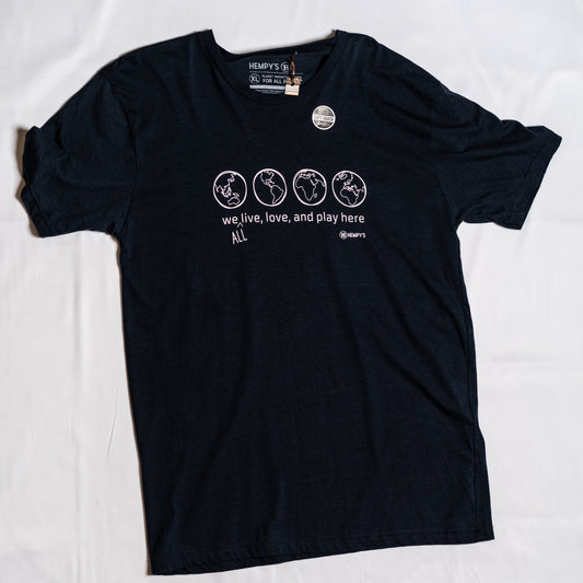 Hempy's T Shirt Live Love & Play