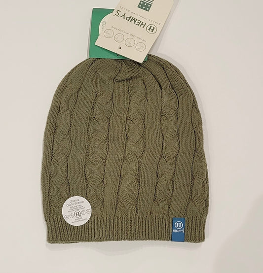 Hempys Classic Cable Beanie
