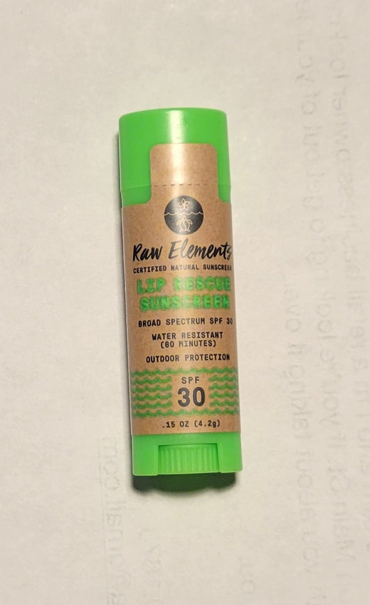 Raw Elements Lip Rescue Sunscreen SPF 30